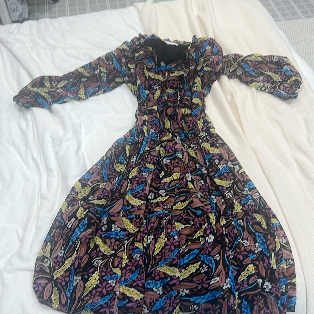 Colorful flowy dress